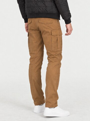yazubi Regular Cargo Pants 'Jayden' in Beige
