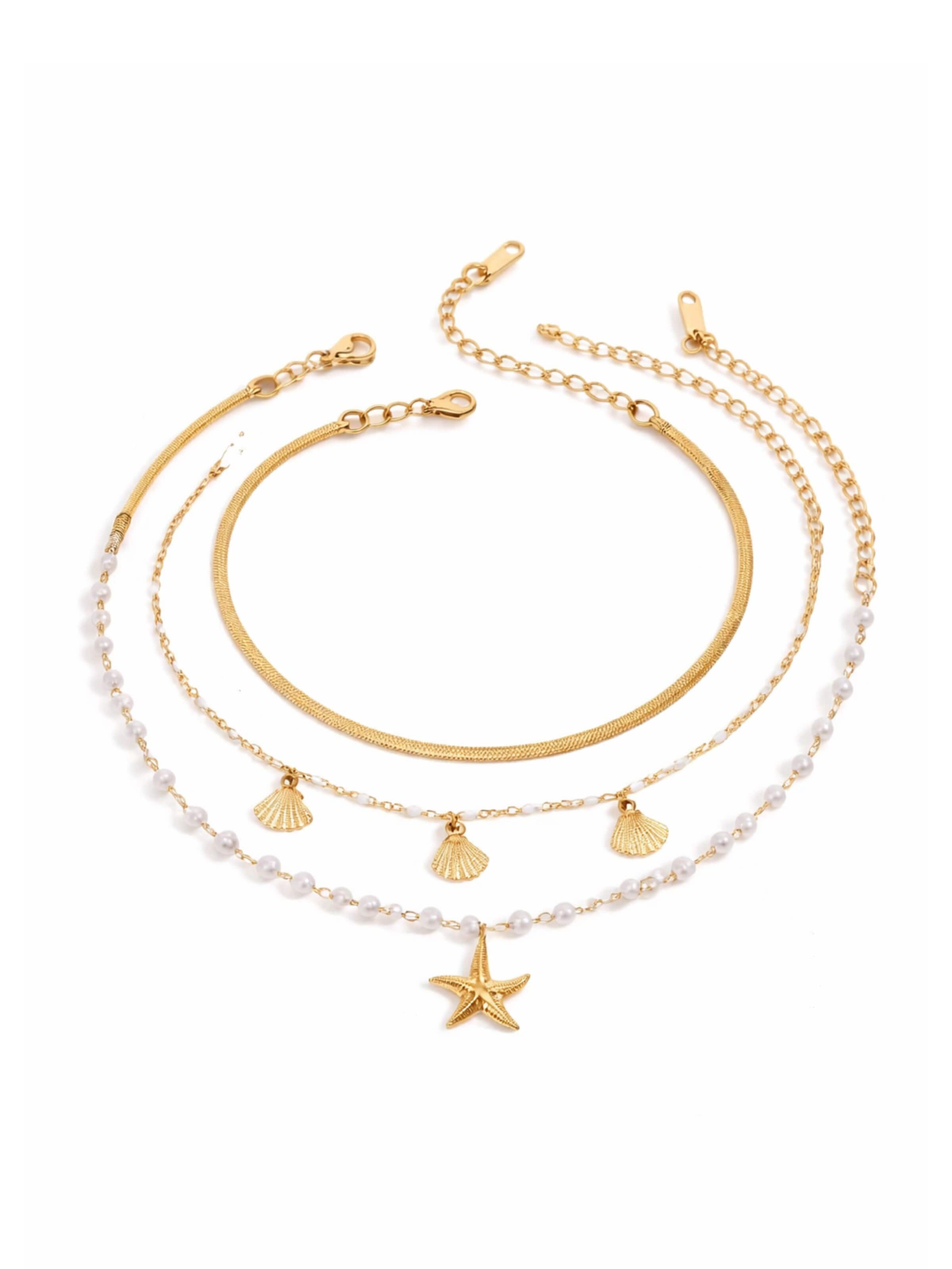 Pure Schmuck Fußschmuck‌‌‌‌ in Gold: Vorderseite