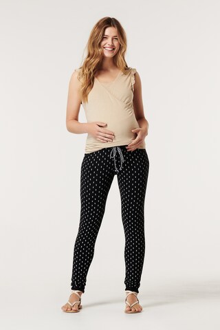 Regular Pantalon 'Macron' Noppies en noir : devant