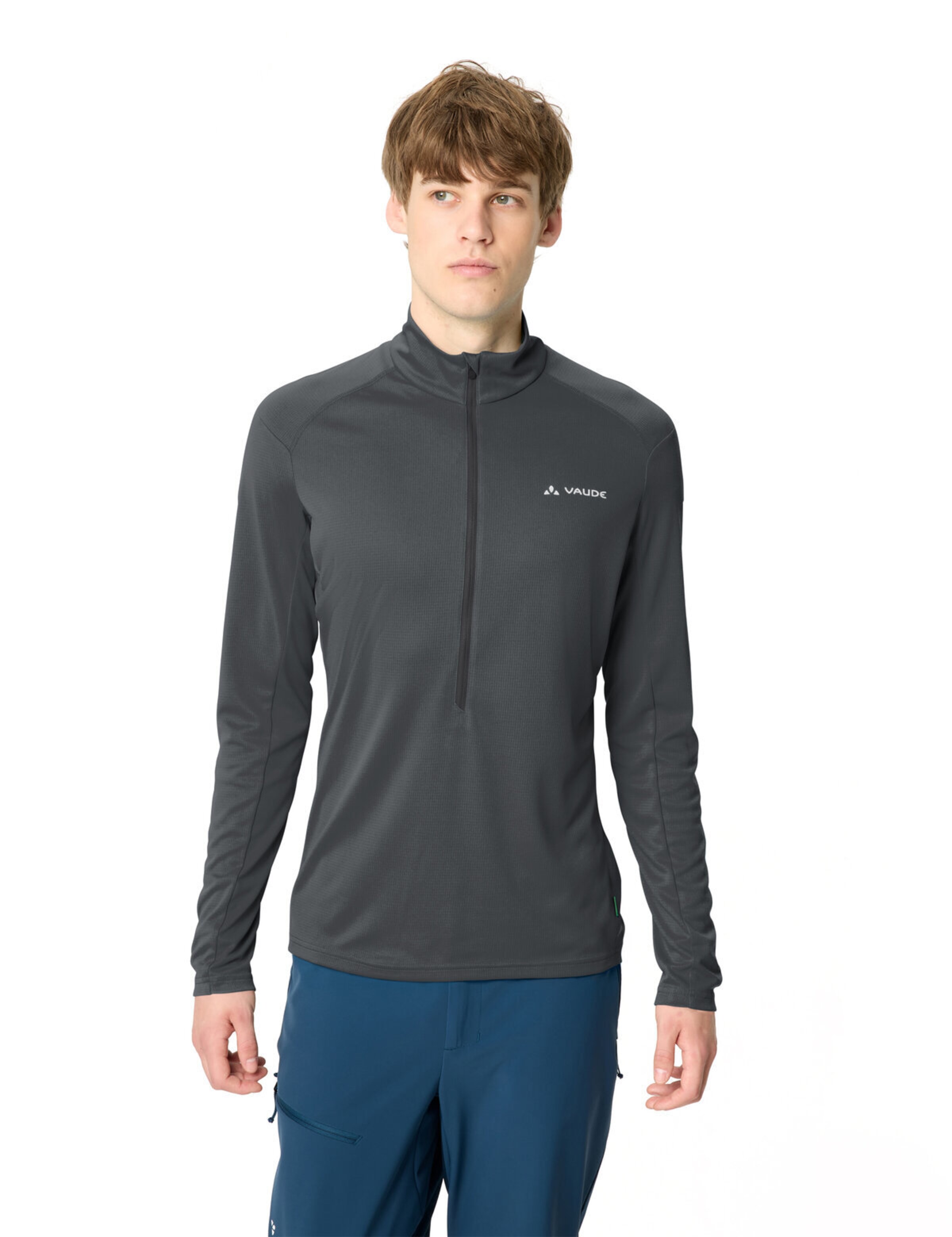 VAUDE Funktionsshirt 'Larice Light II' in Grau: Vorderseite