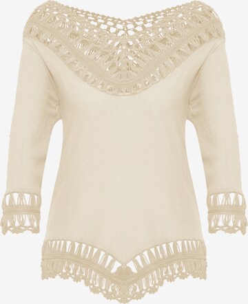 IZIA Tunic in Beige: front