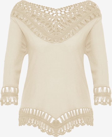 IZIA Tunic in Beige: front