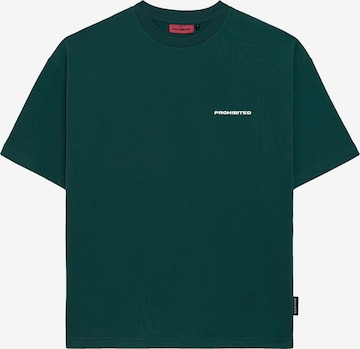 Prohibited Shirt in Green: front