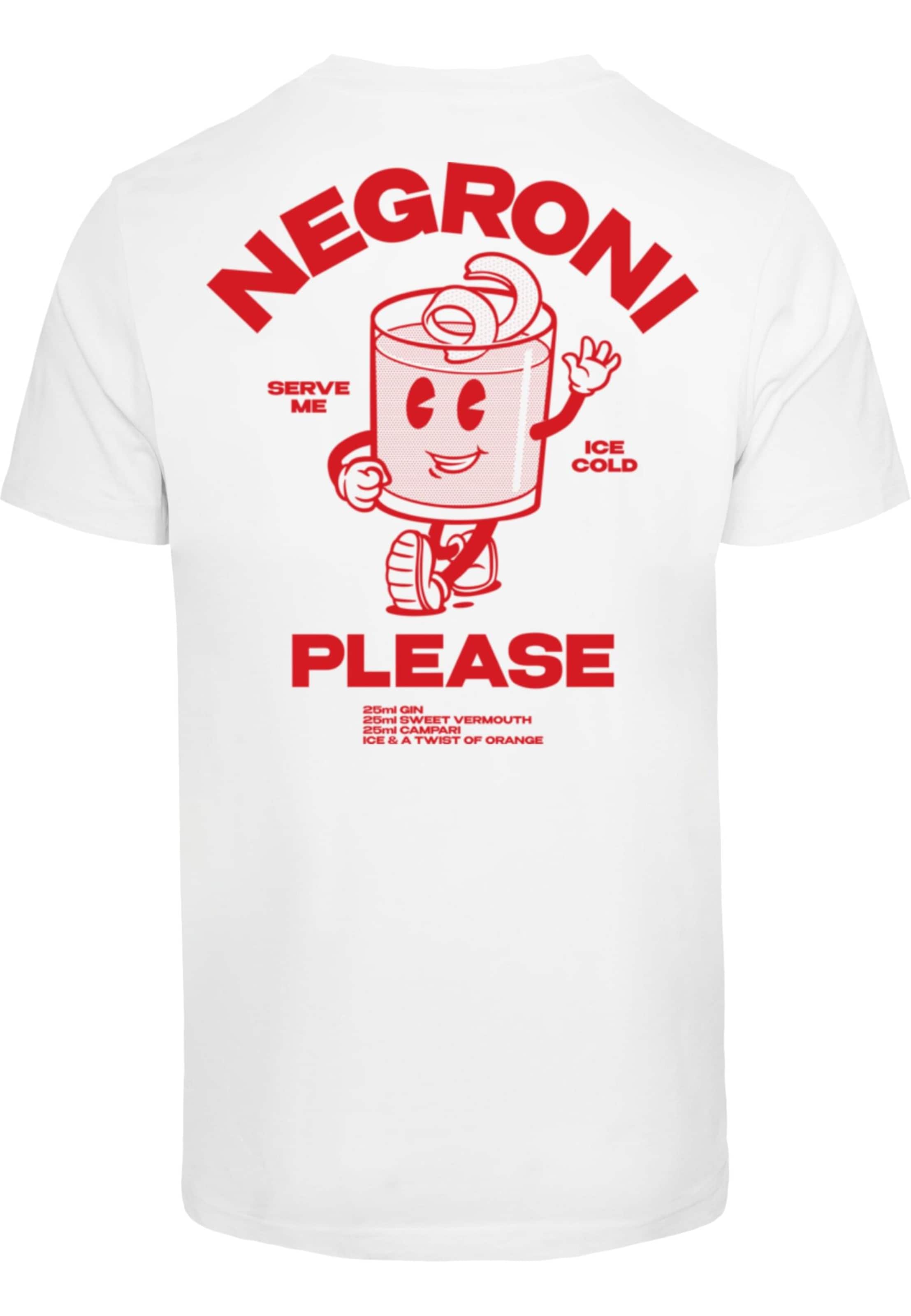 Mister Tee Bluser & t-shirts 'Negroni Please' i hvid