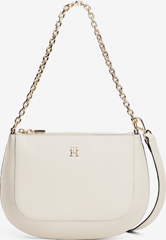TOMMY HILFIGER Torba za čez ramo | bež barva: sprednja stran