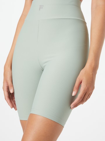 FILA Skinny Sportovní kalhoty – zelená