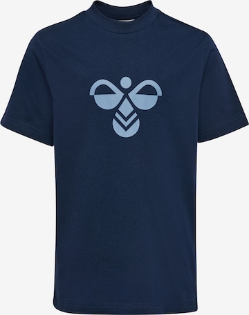 T-Shirt fonctionnel Hummel en bleu : devant