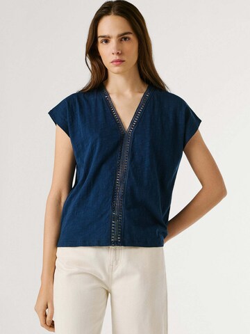 Pepe Jeans T-Shirt 'Mila' in Blau: Vorderseite