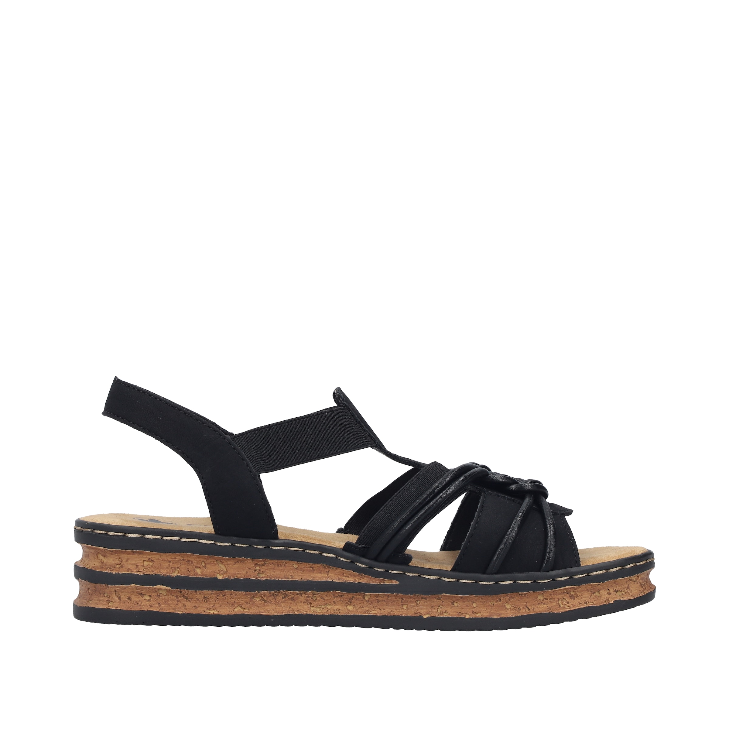 Rieker Sandale in Schwarz