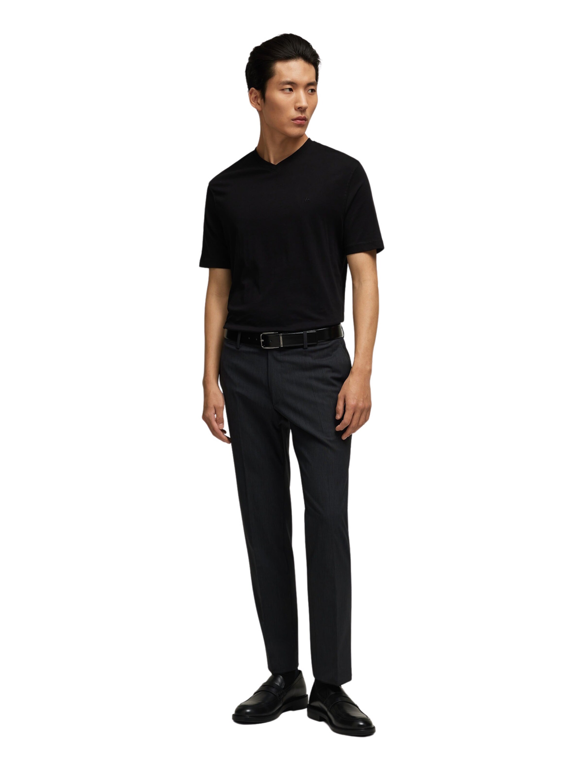 HECHTER PARIS Shirt in Black