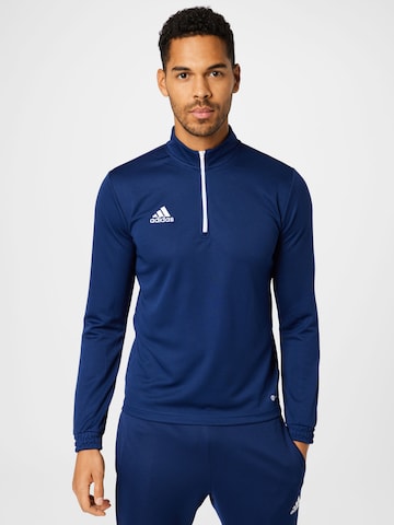 Sweat de sport 'Entrada 22' ADIDAS SPORTSWEAR en bleu : devant