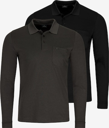 Ragman Shirt 'Basic' in Grey: front