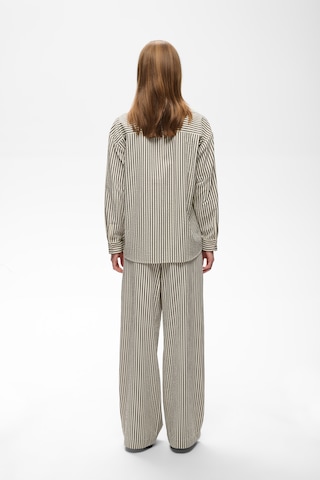 InWear Wide leg Pleat-front trousers 'GarboIW' in Beige