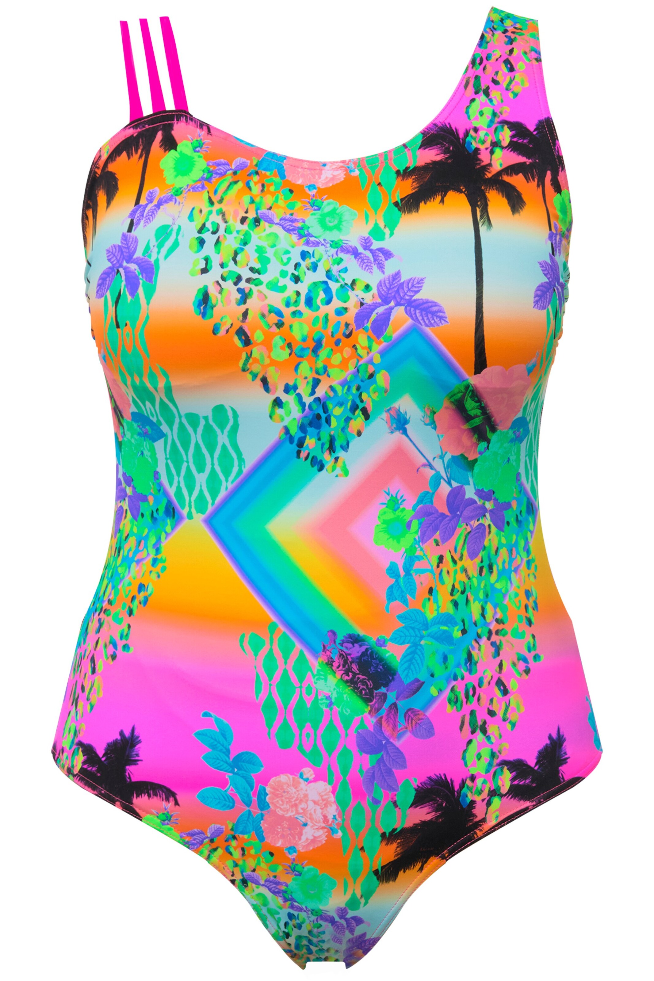 Bustier Maillot de bain Ulla Popken en mélange de couleurs : devant