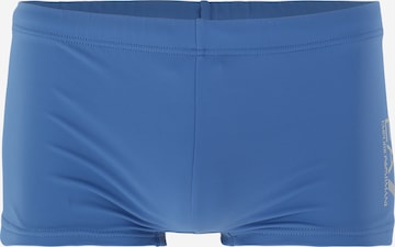 Shorts de bain EA7 Emporio Armani en bleu : devant