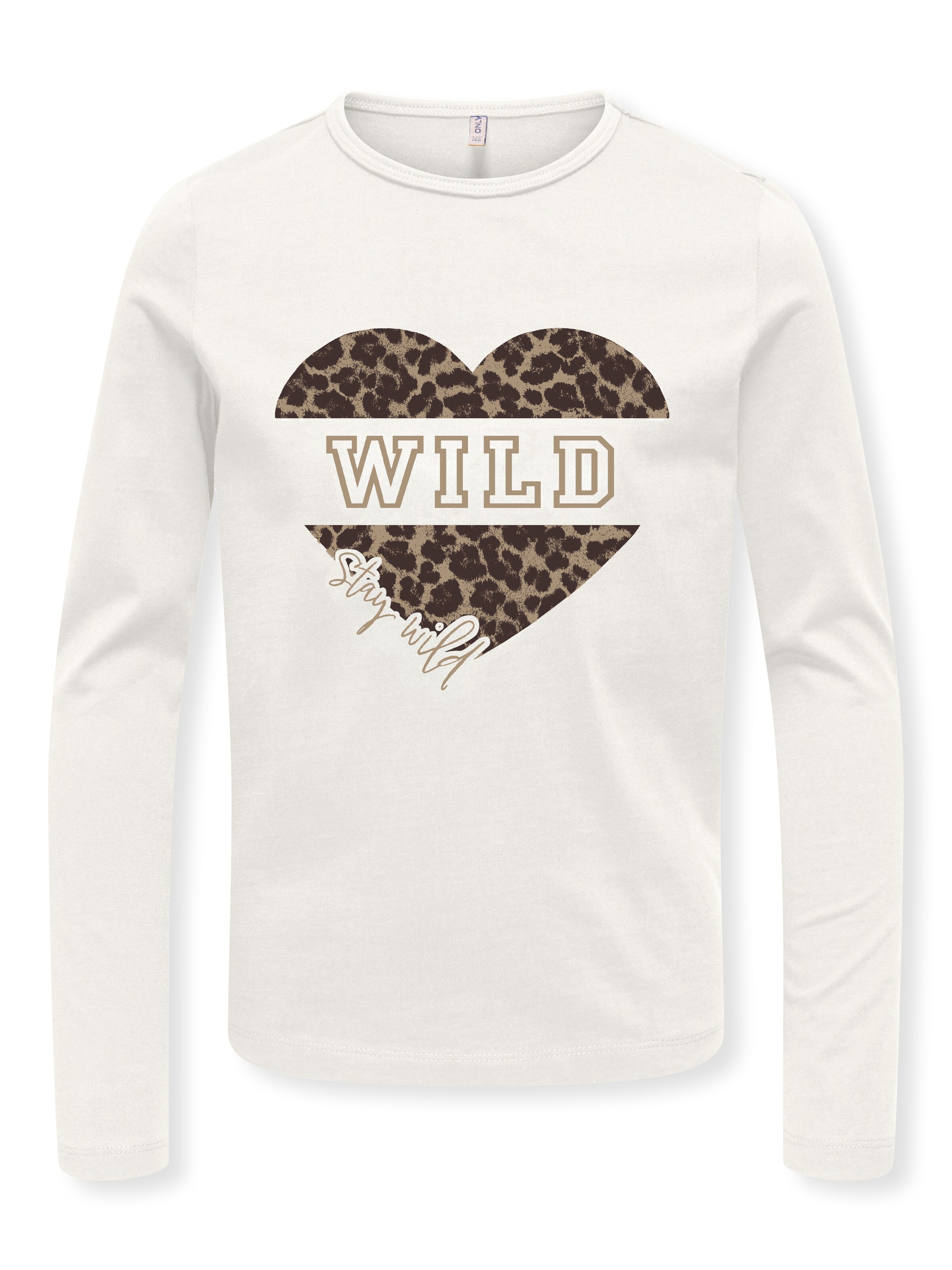 ONLY GIRLS Shirt 'KOGSCARLETT' in Wit: voorkant