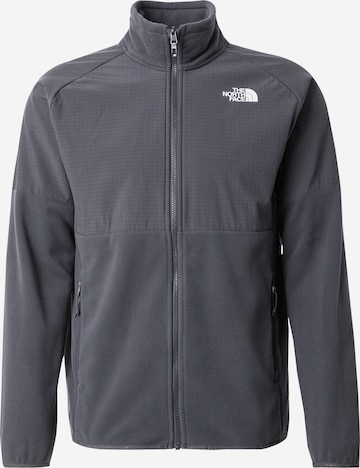 THE NORTH FACE Функциональная флисовая куртка 'Glacier' в Серый: спереди