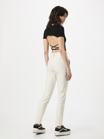 Coupe slim Pantalon à pince MOS MOSH en blanc