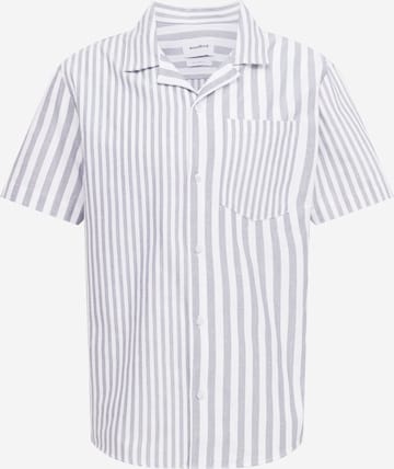 Woodbird Button Up Shirt in White: front