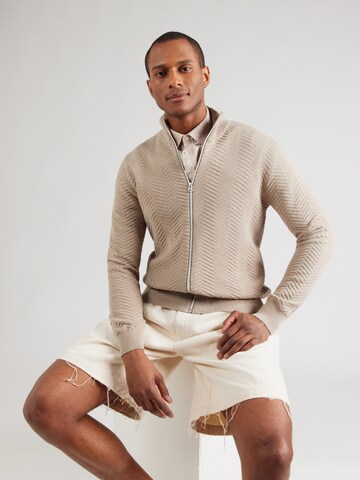 Kronstadt Kardigán 'Carlo' - bézs: elől