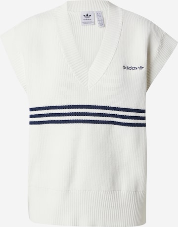 ADIDAS ORIGINALS Trui in Wit: voorkant
