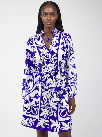 MSN Collection Jurk in Wit: voorkant