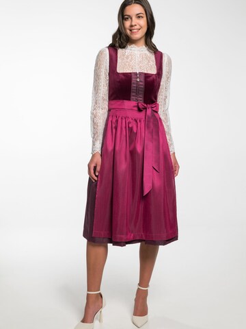 SPIETH & WENSKY Dirndl 'Buchsbaum' in Roze