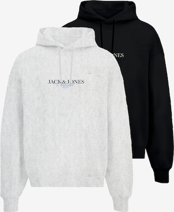 JACK & JONES Mikina 'JORBILLYBURG' - Sivá: predná strana
