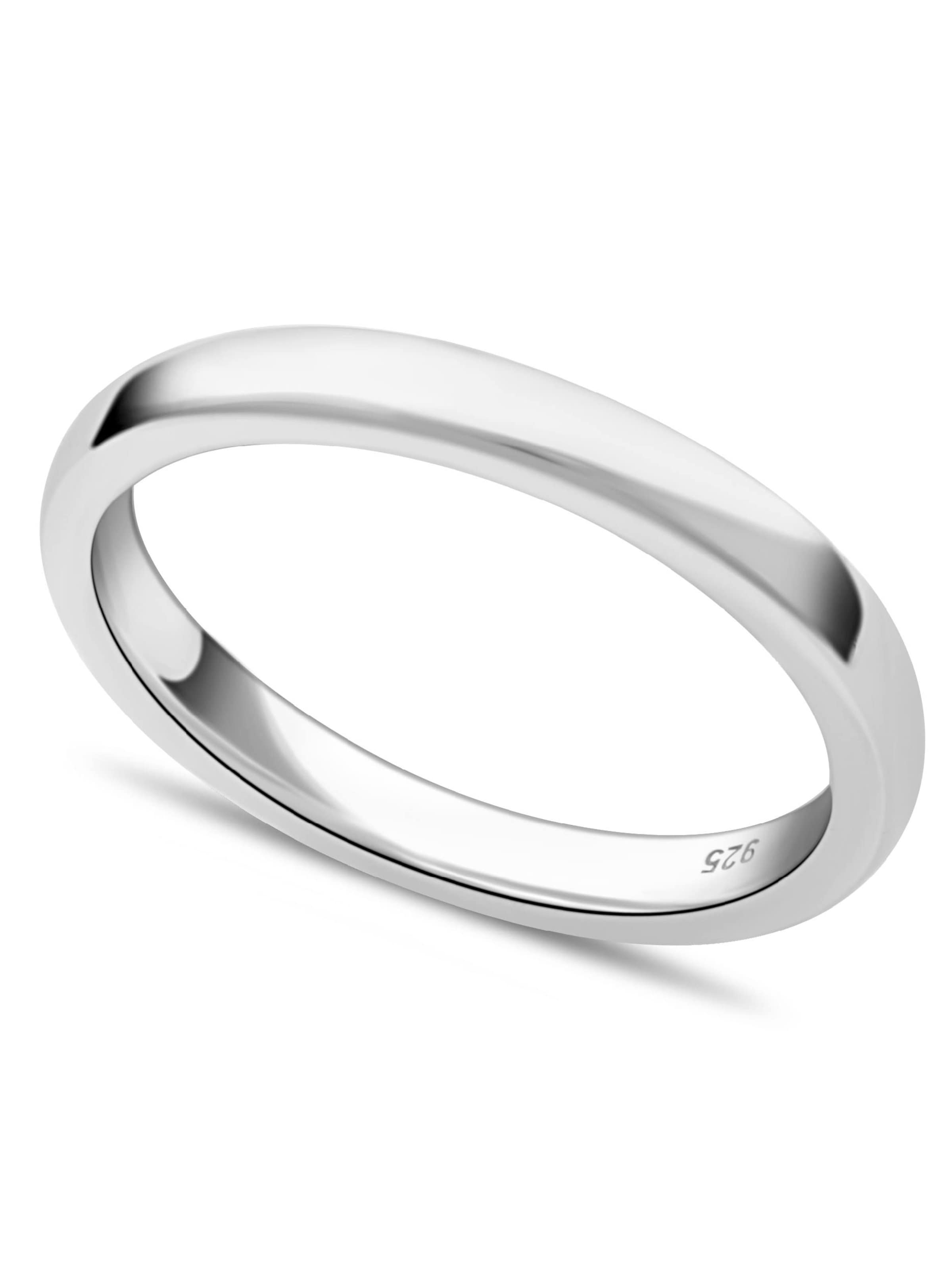 Tony Fein Ring 'Schlicht' in Silver
