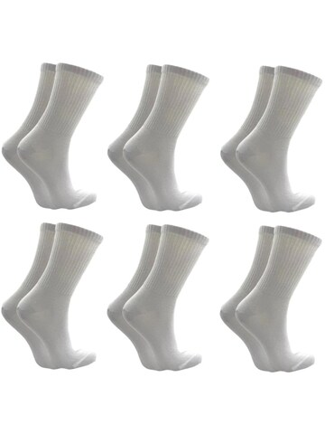 El Sueno - Calcetines 'Sportsocken' en blanco: frente