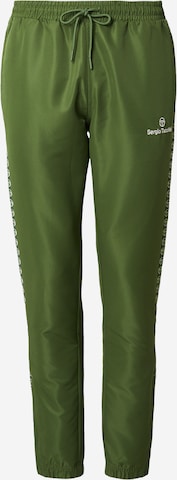 Sergio Tacchini Tapered Sportbyxa 'Morgana' i grön: framsida