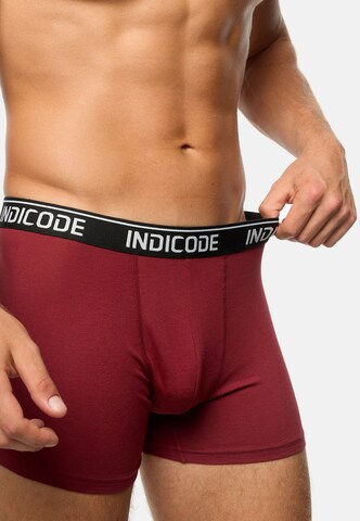 INDICODE JEANS Boxershorts ' Milano ' in Rot