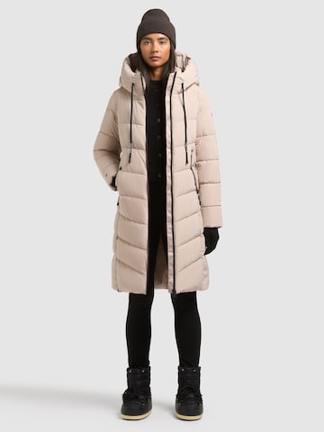 khujo Winter Coat ' Mikia4' in Beige