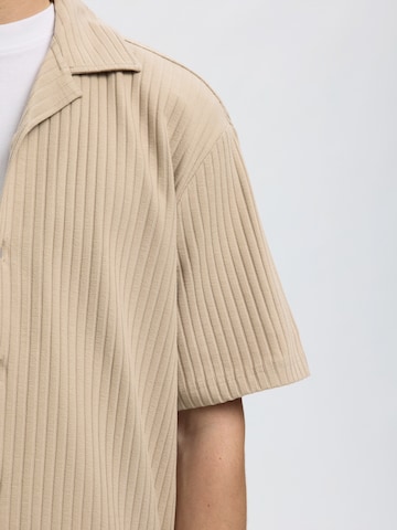 SELECTED Comfort Fit Skjorte 'SLMSimon' i beige