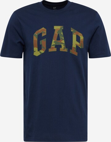 GAP - Camiseta 'NOVELTY' en azul: frente