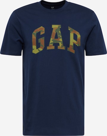 T-Shirt 'NOVELTY' GAP en bleu : devant