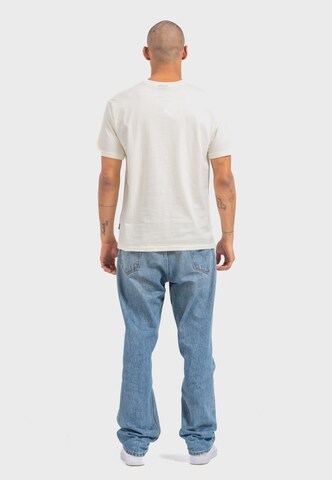 Oldskull Shirt 'Japanese Samurai Warrior' in White