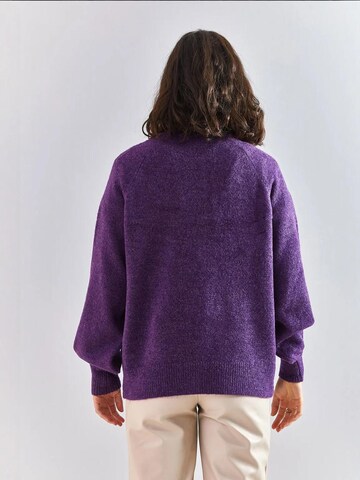Bianco Lucci Sweter 'Pullover' w kolorze fioletowy