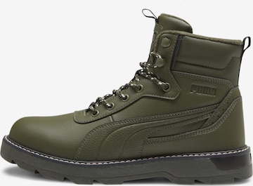 PUMA High-Top Sneakers 'Desierto v3' in Green: front