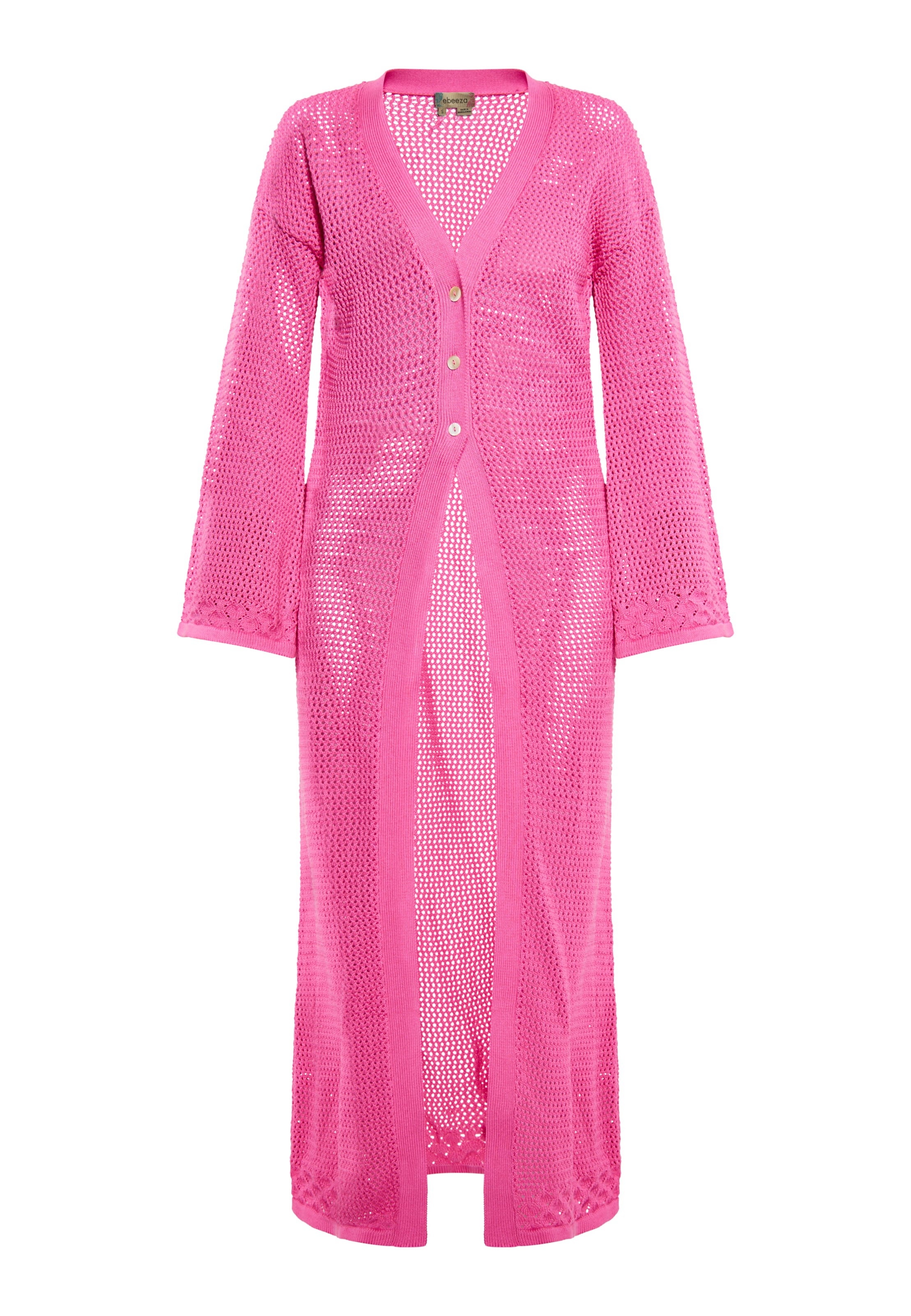 ebeeza - Casaco de malha em rosa: frente