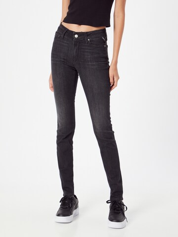 Skinny Jeans de la REPLAY pe negru: față