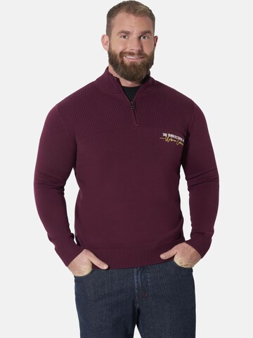 Jan Vanderstorm Pullover 'Trols' in Rot: Vorderseite