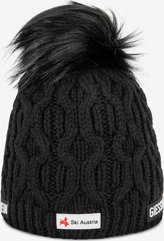 GIESSWEIN Beanie in Black: front