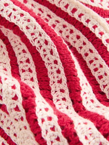 Next - Pierna ancha Pantalón en rojo