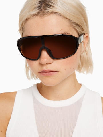 Bershka Okulary przeciwsłoneczne w kolorze brązowy