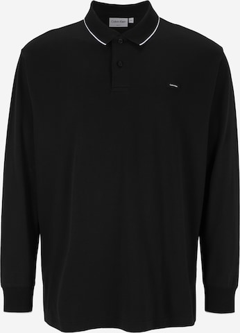 Calvin Klein Big & Tall Shirt in Black: front