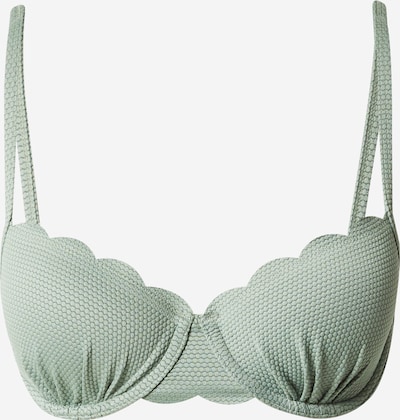 Hunkemöller Bikini gornji dio 'Scallop' u pastelno zelena, Pregled proizvoda