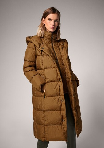 COMMA Winter Coat in Brown: front