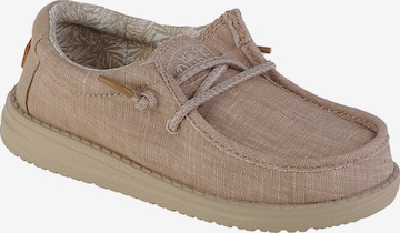 HEY DUDE Lage schoen 'Hey Dude Wally' in Beige: voorkant