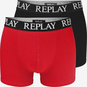 Pantaloncini intimi sportivi di REPLAY in rosso: frontale